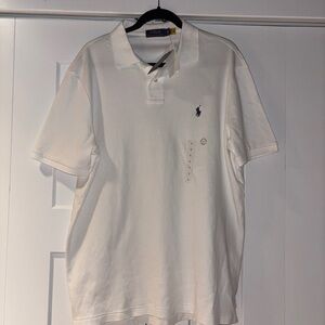 Ralph Lauren Classic White Polo Shirt for Men